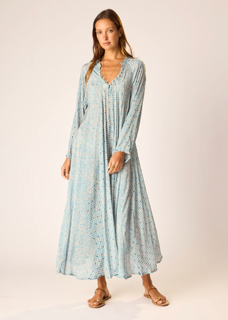 Natalie Martin Fiori Maxi Delphi Sky
