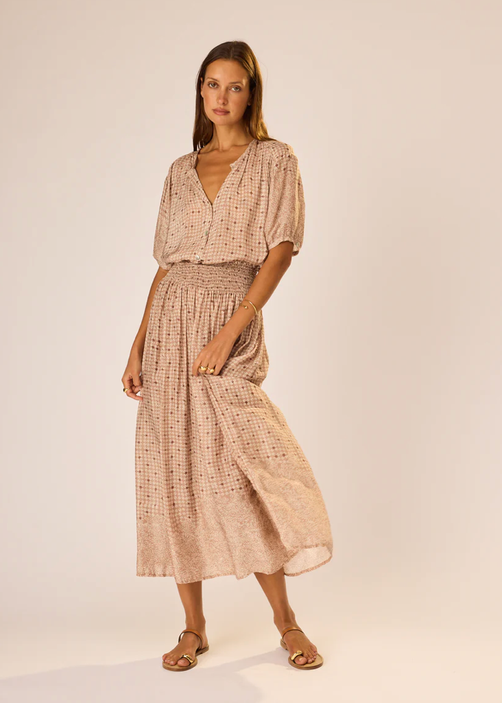 Natalie Martin Bella Skirt Delphi Sand