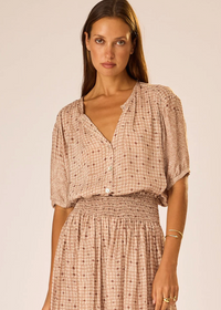 Natalie Martin Violet Top Delphi Sand