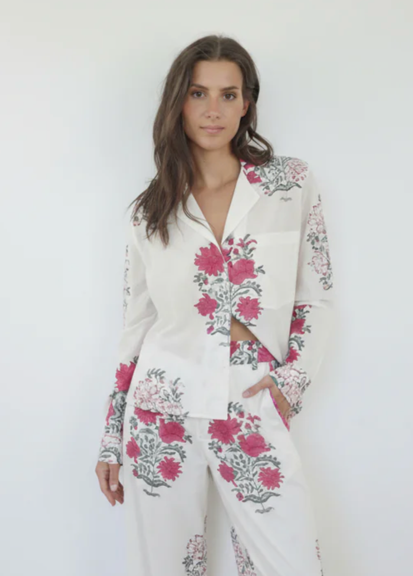Evelyn Shirt Sunset Rose