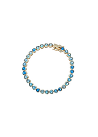Jane Win Made from LOVE Tennis Bracelet in Ocean Blue Ombre