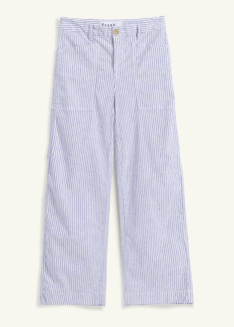 F&E Limerick Navy & White Stripe