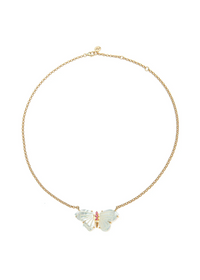 Jane Win FREEDOM Butterfly Necklace in MOP