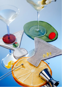 Martini Cocktail Napkins - Set of 4
