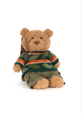 Jellycat Bartholomew Bear Hiking Outfit