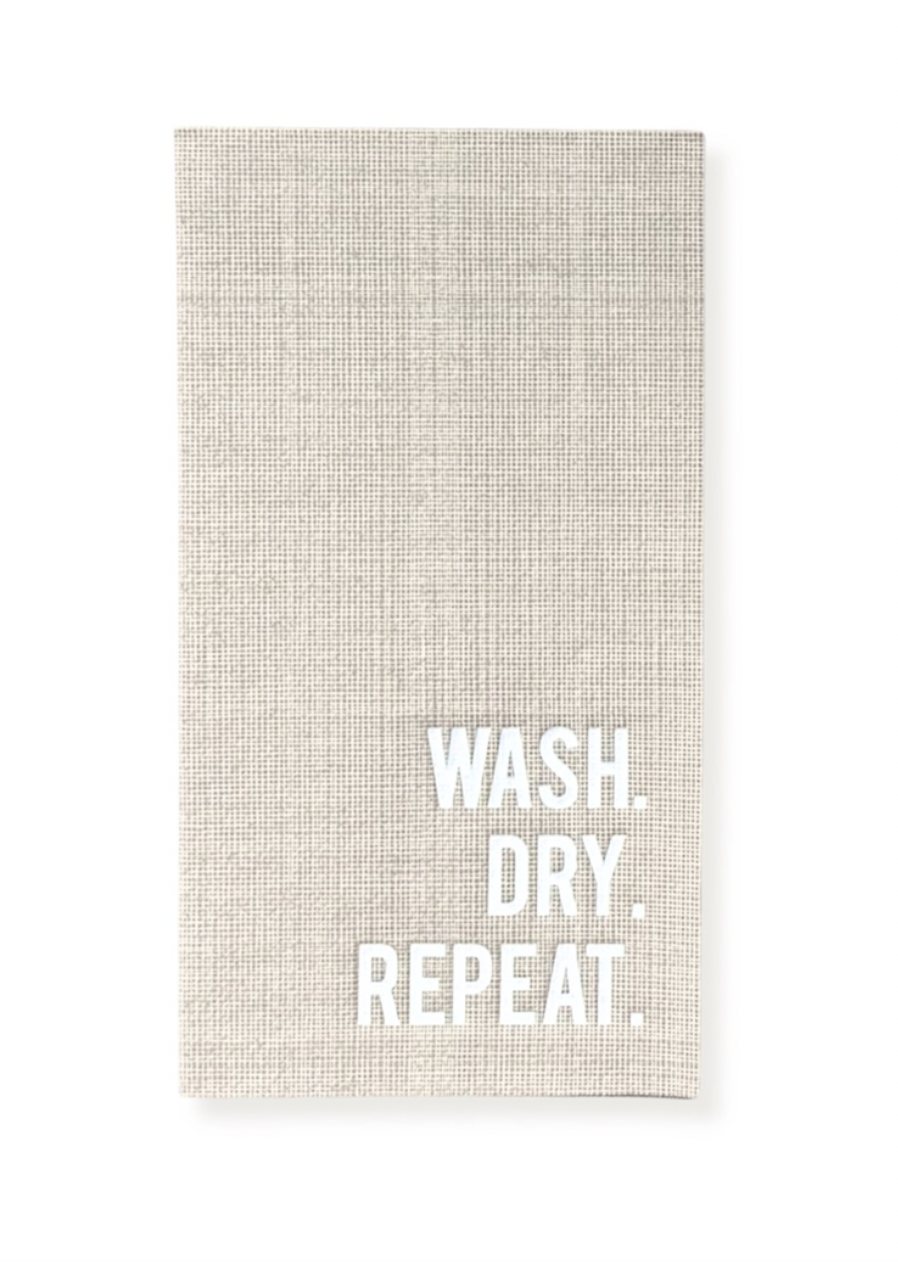 Wash Dry Repeat Guest Towel