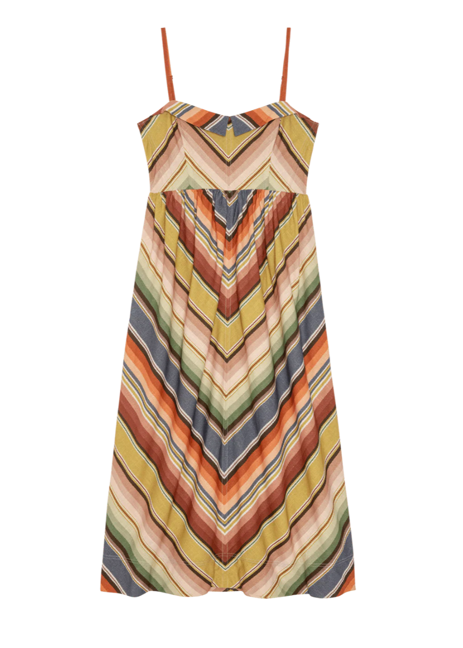 The Great The Verse Dress Davenport Stripe