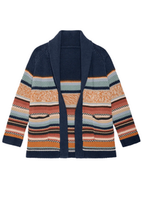 The Great Mountain Lodge Cardigan Taos Stripe