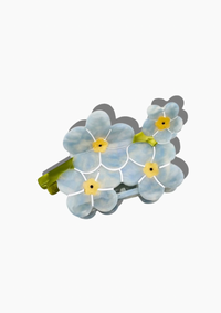 Forget-Me-Not Hair Clip