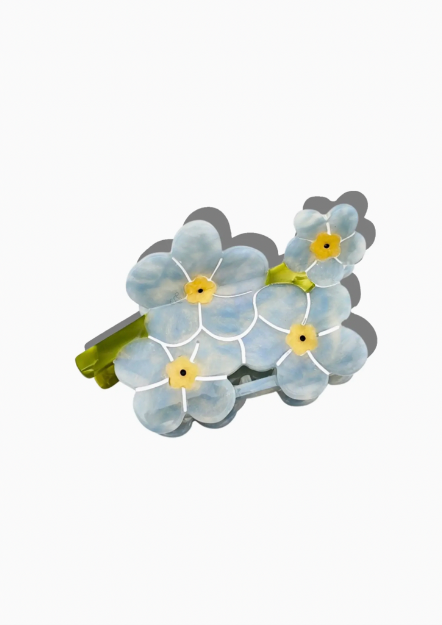 Forget-Me-Not Hair Clip