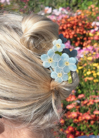 Forget-Me-Not Hair Clip