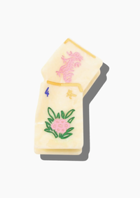 Mini Flower Mahjong Hair Clip
