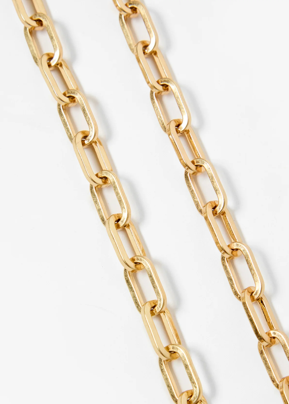 Clare V Oval Link Crossbody Strap