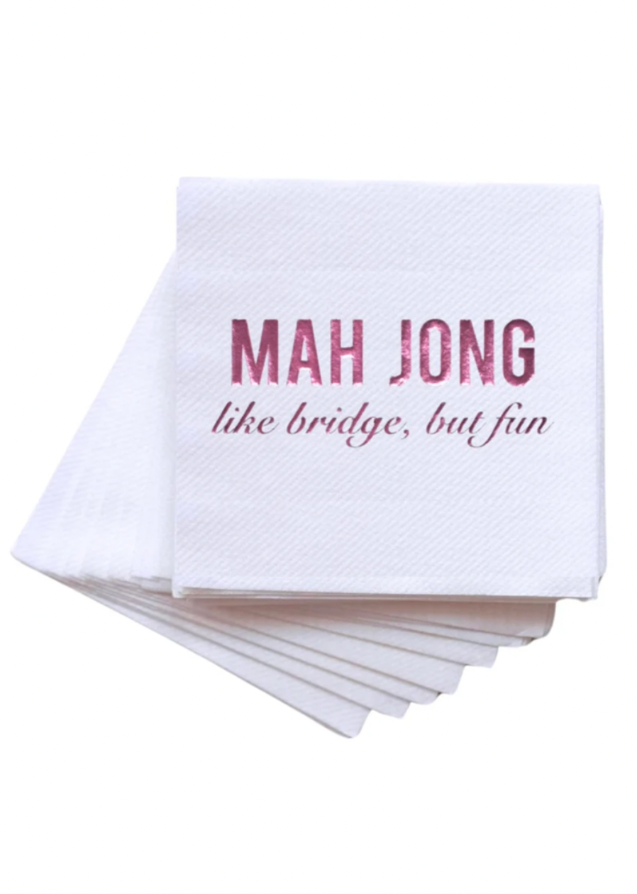 Mah Jong Cocktail Napkins