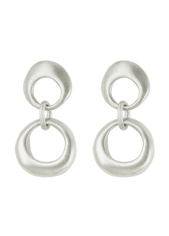Double Chuncky Circle Earrings