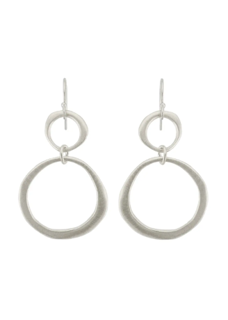 Double Circle Earrings
