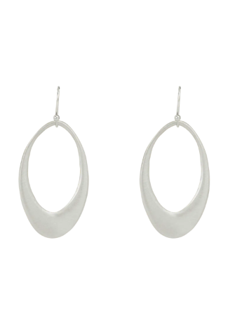 Large Open Oval Earrings