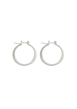 Medium Round Hoop Earrings