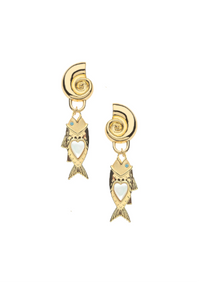 Jane Win STRONG Amore Fish Earrings