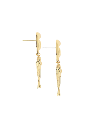 Jane Win STRONG Amore Fish Earrings