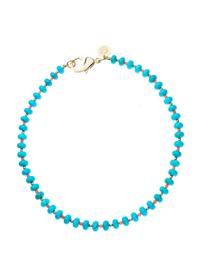 Jane Win Turquoise and Coral Beaded Necklace