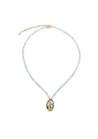 Jane Win STRONG In the Waves Beaded Necklace