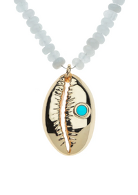 Jane Win STRONG In the Waves Beaded Necklace