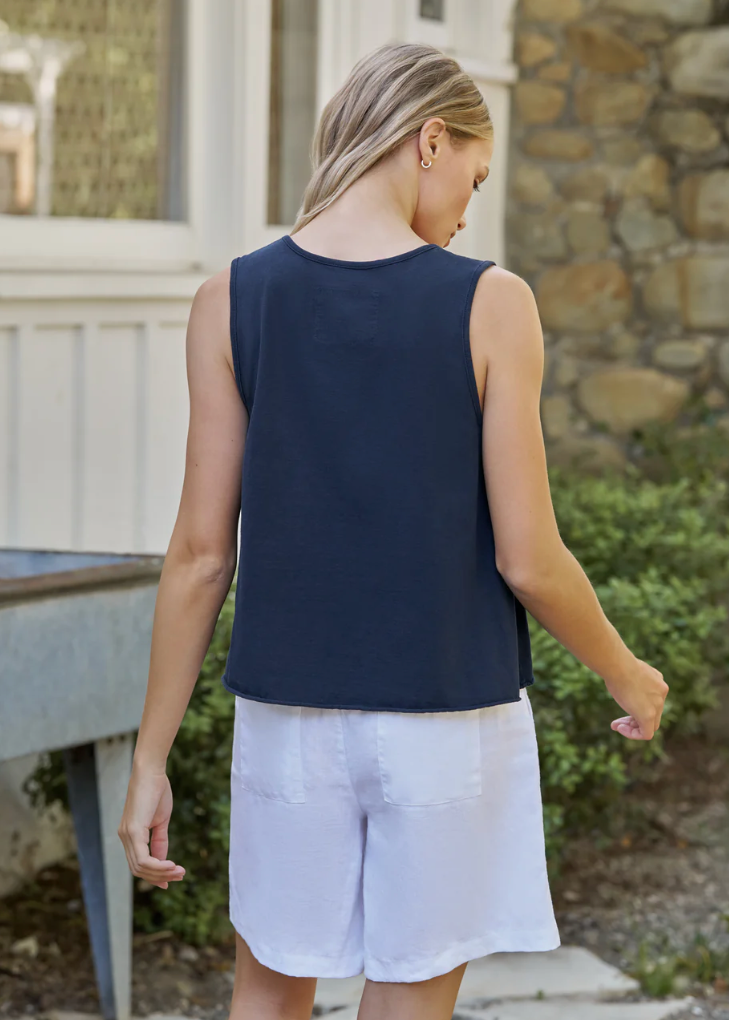 F&E Inny Scoop Tank Classic Navy