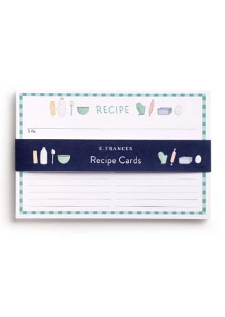 Dessert First Recipe Card Set, 12 Cards