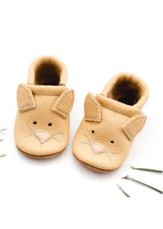 Kitties Leather Baby Shoes
