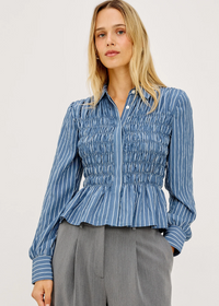 Rails Bradshaw Shirt Stripe Indigo
