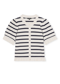 Rails Lora Ivory Navy Stripe Top