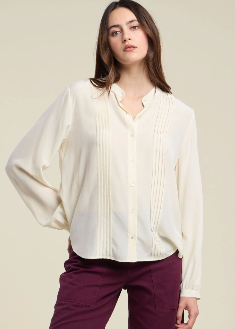 Velvet Michelle Blouse Pearl