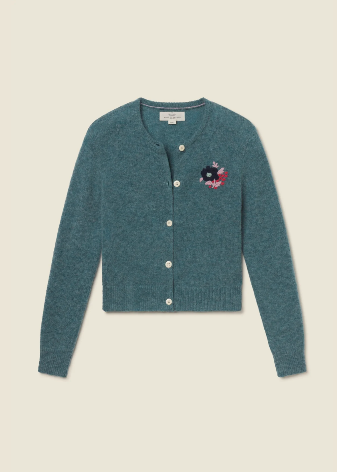 Trovata Teagan Cardigan Teal
