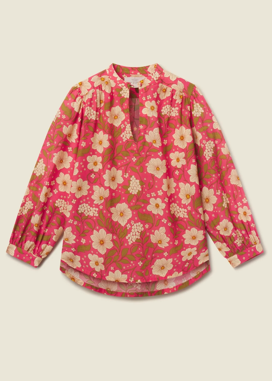 Trovata Bailey Shirt Rancho Rose
