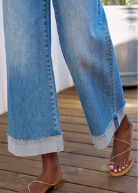 F&E Illusion Cuff Hem Pull On Jean 2013