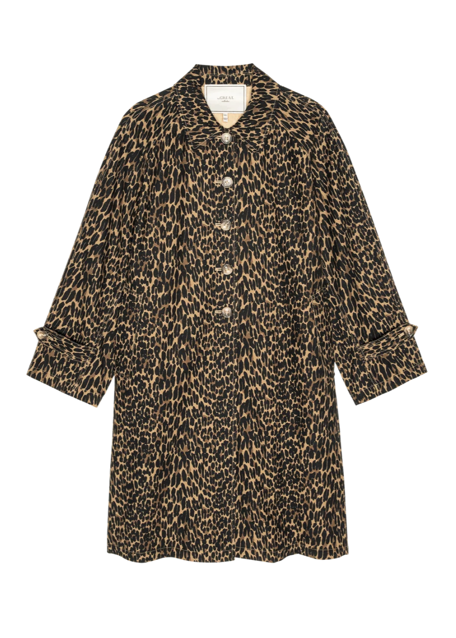 The Great Trench Coat Dark Leopard
