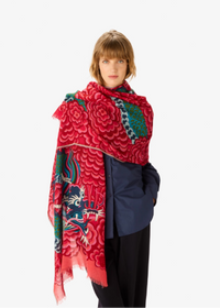 Inoui Scarf 70 Dragon Fuchsia