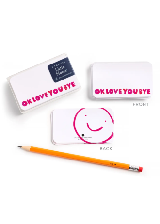 Okloveyoubye Little Notes Set of 55