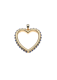 Jane Win LOVE You to the Moon and Back Heart Pendant
