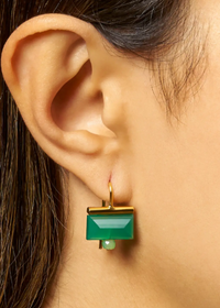 Chrysoprase Verde Earrings