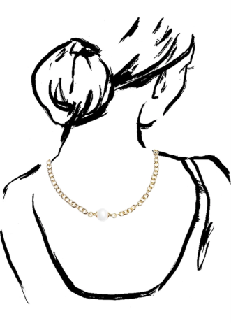 Essential Pebble Pearl Necklace