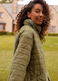 F&E Quilted Belfast Vintage Green