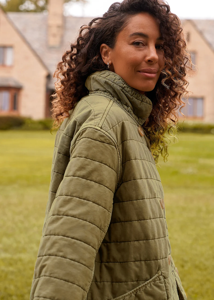 F&E Quilted Belfast Vintage Green