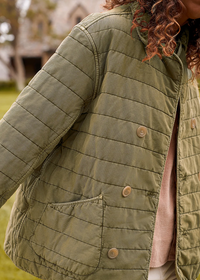 F&E Quilted Belfast Vintage Green