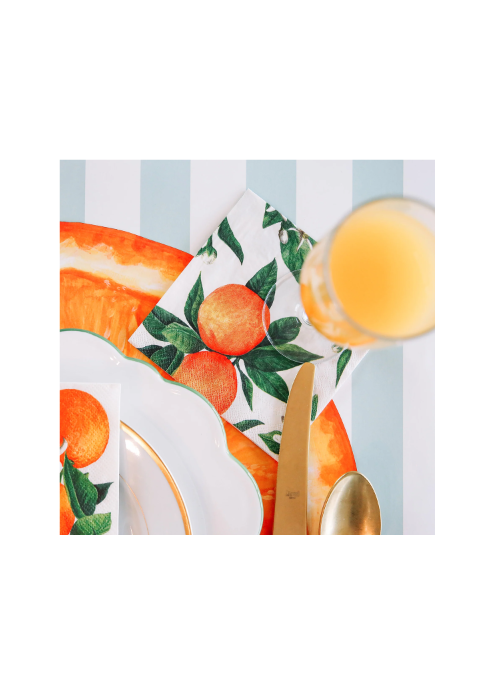 Orange Orchard Cocktail Napkins