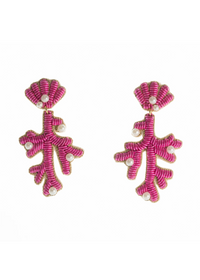 Capri Coral Earrings in Pink