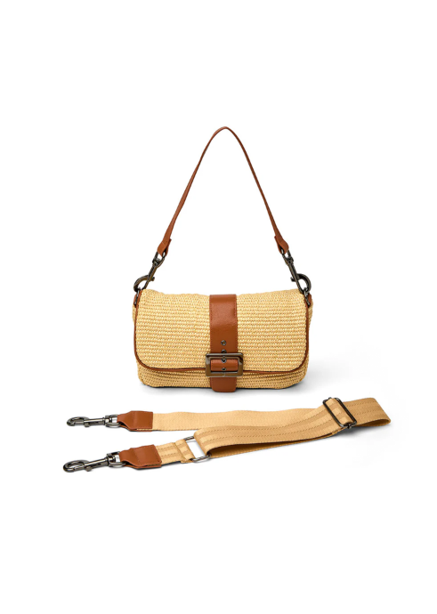 Socialite Bag: Dune Raffia