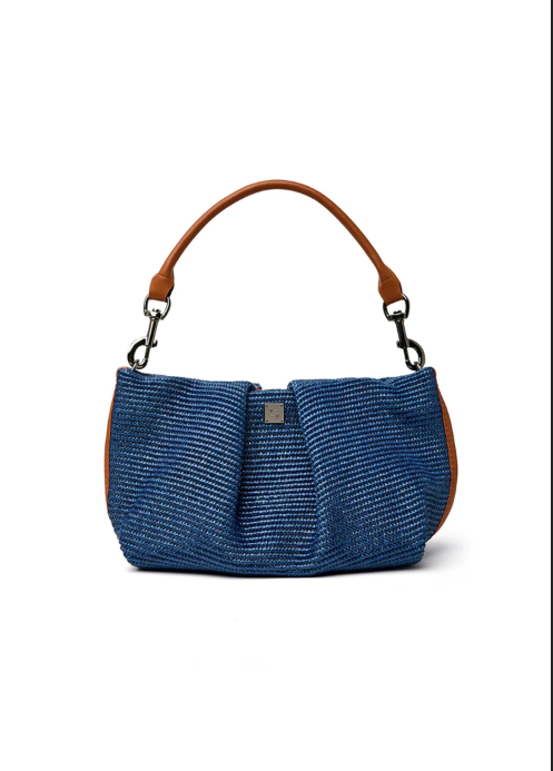 Savannah Bag: Navy Raffia