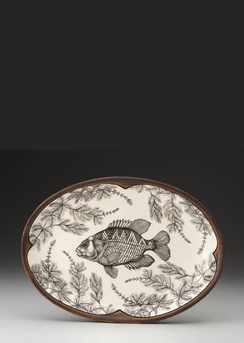 Rock Bass Small Oval Platter